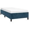 vidaXL Estructura de cama sin colch&oacute;n terciopelo azul oscuro 90x190 cm