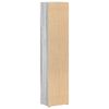 vidaXL Estantería para CD 2 uds madera gris Sonoma 21x16x93,5 cm
