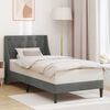 vidaXL Estructura de cama Gris oscuro 80 x 200 cm Terciopelo