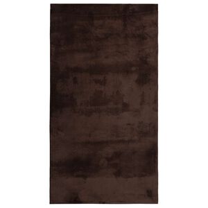 vidaXL Alfombra suave y lavable de pelo medio HUARTE Marr&oacute;n Poli&eacute;ster