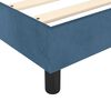 vidaXL Cama box spring con colch&oacute;n terciopelo azul oscuro 90x190 cm