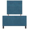 vidaXL Cama tipo Box Spring Azul Oscuro 100 x 200 cm Terciopelo