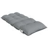 vidaXL Cojines para silla con respaldo bajo 2 uds tela Oxford gris