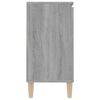 vidaXL Aparador de madera de ingeniería gris Sonoma 101x35x70 cm