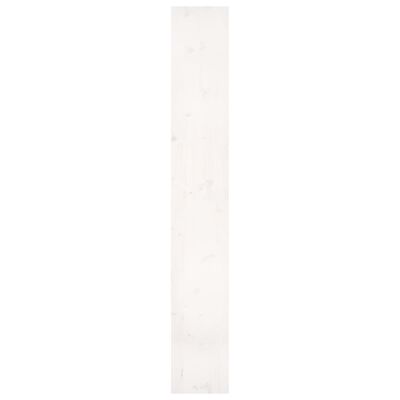vidaXL Estantería/divisor espacios madera pino blanco 80x30x199,5 cm