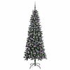 vidaXL &Aacute;rbol de Navidad artificial Verde 210 cm PVC, Pl&aacute;stico y Acero
