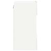 vidaXL Armarios de pared con luces LED para TV 2 uds blanco 40x30x60,5 cm