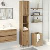 vidaXL Armario de baño madera contrachapada roble artisan 30x30x190 cm