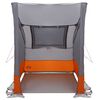 vidaXL Tienda para port&oacute;n trasero Gris y naranja 194 x 180 x 210 cm