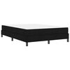 vidaXL Cama tipo Box Spring con colch&oacute;n Negro 160 x 200 cm tela