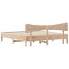 vidaXL Estructura de cama sin colch&oacute;n madera maciza de pino 180x200 cm