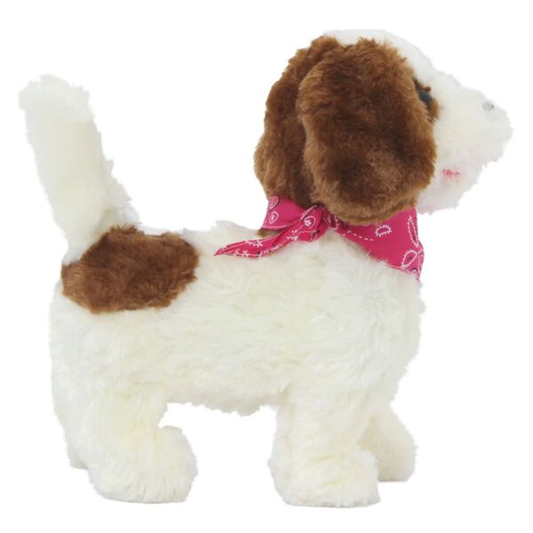 JAMARA Perrito de peluche por radiocontrol Lucky blanco y marr&oacute;n 27MHz