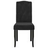 vidaXL Sillas de comedor 6 unidades terciopelo negro