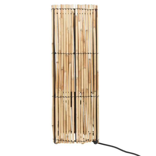 vidaXL Lámpara de pie caña 60 W 52 cm E 27