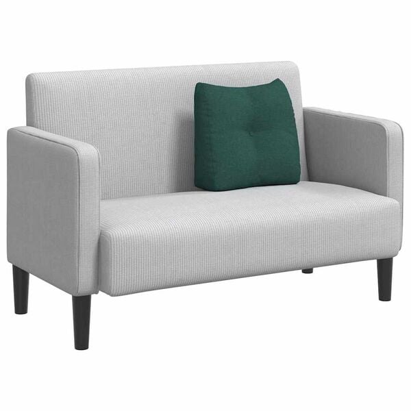 vidaXL Cojín de Espalda Verde oscuro 45 x 24 x 50 cm tela