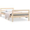 vidaXL Estructura de cama sin colch&oacute;n madera maciza de pino 80x200 cm