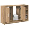 vidaXL Mueble de Cuarto de Ba&ntilde;o Roble artesanal 90 x 29 x 55 cm