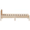 vidaXL Estructura de cama sin colch&oacute;n madera maciza pino 75x190 cm