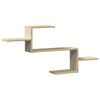 vidaXL Estante de pared madera ingenier&iacute;a roble Sonoma 104x15x49 cm