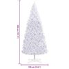 vidaXL Árbol de Navidad artificial 400 cm blanco