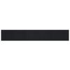 vidaXL Alfombra rectangular bamb&uacute; negro 80x500 cm