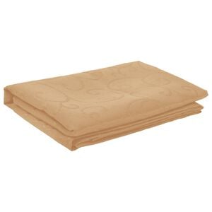 vidaXL Tela para Mesa Cuadrado Beige 90 x 90 cm