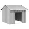 vidaXL Caseta para perros con techo acero galvanizado 85x107x81 cm