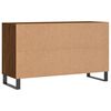 vidaXL Mueble zapatero madera contrachapada roble marr&oacute;n 102x36x60 cm