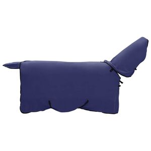 vidaXL Manta para Caballo Azul marino Poli&eacute;ster