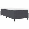 vidaXL Cama de plataforma Gris oscuro 90 x 200 cm Tela de Pana
