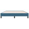 vidaXL Cama box spring sin colch&oacute;n azul oscuro terciopelo 160x220 cm