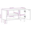 vidaXL Unidades de TV Madera de Acacia S&oacute;lida 80 x 31,5 x 46 cm