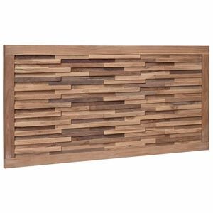vidaXL Cabecero de Cama Natural Madera de teca maciza