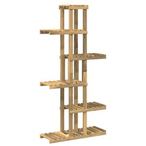 vidaXL Soporte de plantas Blanco 68 x 23,5 x 140 cm