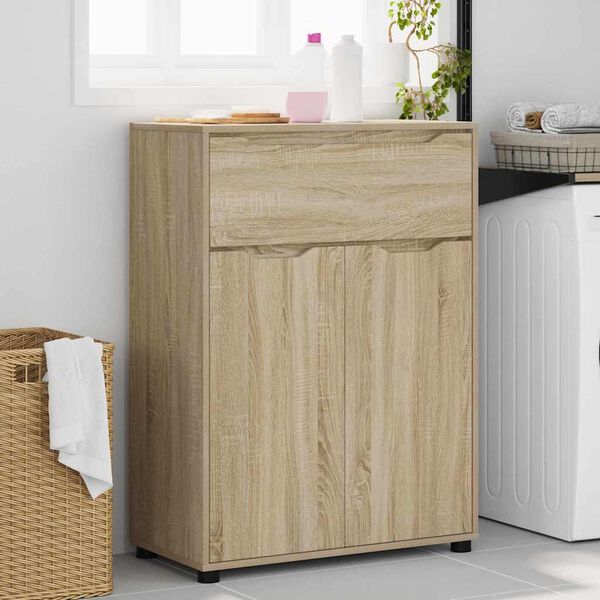 vidaXL Gabinete de Ba&ntilde;o con caj&oacute;n Roble Sonoma 72,5 x 36,5 x 100 cm