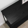 vidaXL Mesa Consola Otro Roble negro 100 x 34.5 x 75 cm
