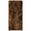 vidaXL Aparador de madera de ingenier&iacute;a roble ahumado 79x38x80 cm