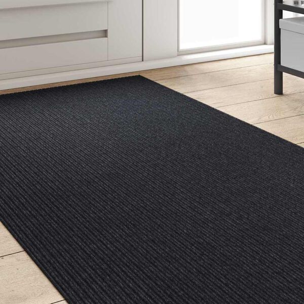 vidaXL Runner de Alfombra Antracita 80 x 500 cm tela