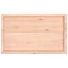 vidaXL Tablero de mesa madera maciza roble sin tratar 100x60x(2-4) cm