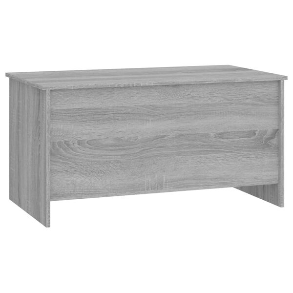 vidaXL Mesa de centro madera ingenier&iacute;a gris Sonoma 102x55,5x52,5 cm