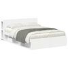 vidaXL Estructura de cama con almacenamiento Blanco 160 x 200 cm
