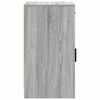 vidaXL Vitrina Gris Sonoma 40 x 40.5 x 75 cm Madera contrachapada