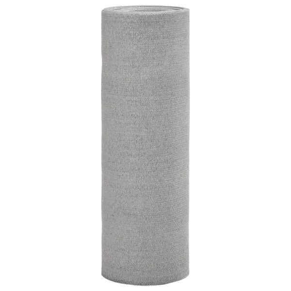 vidaXL Red de privacidad HDPE gris claro 1,5x25 m 75 g/m&sup2;