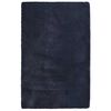 vidaXL Alfombra de pelo largo NAVARRA azul marino 130x200 cm poli&eacute;ster