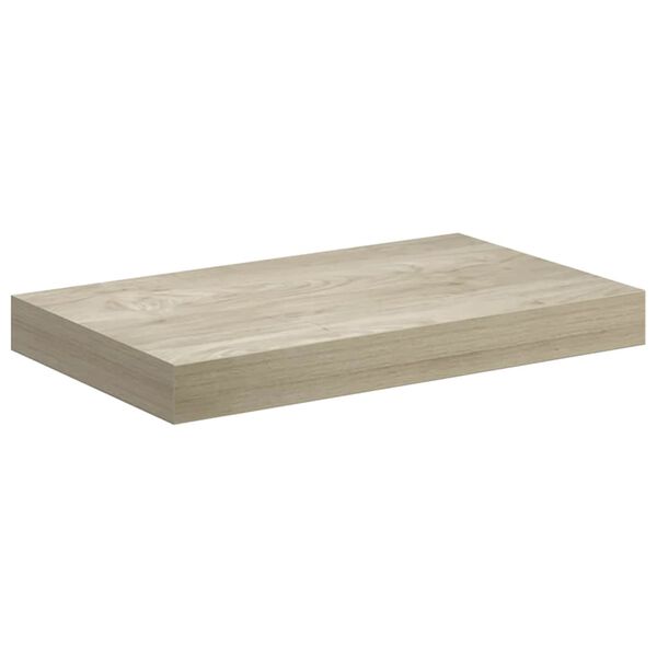 vidaXL Estante flotante de pared MDF color roble 40x23x3,8 cm