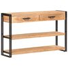 vidaXL Aparador de madera maciza de acacia 120x30x75 cm