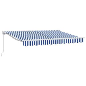 vidaXL Estructura del Toldo Manual Azul y 250 x 200 cm