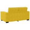 vidaXL Sof&aacute; de 2 plazas terciopelo amarillo 120 cm