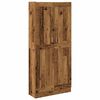 vidaXL Aparador madera ingenier&iacute;a madera envejecida 82,5x30,5x185 cm