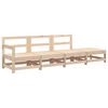 vidaXL Juego de muebles de jard&iacute;n 4 piezas madera maciza de pino